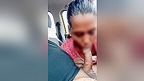 Desi Maid Obeys Instructions And Performs A Marathon Blowjob In The Automotive