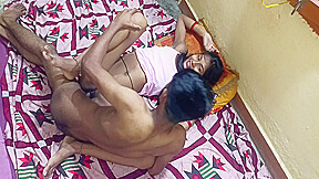 Indian Teen 18+ Sizzling Stepsister Boobs Fucking On Mattress