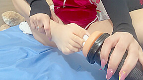 Stepsister Japanese Tabi Socks Masturbation Sockjobs
