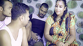 Desi Bigboobs Milf Stepmom Double Penetration Group Intercourse By Her Three Stepsons