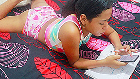 Indian Stepsister Asks Me For Assist With Her Faculty Work!