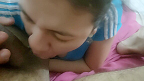 Stepmother Wakes Me Up With A Wealthy Morning Blowjob