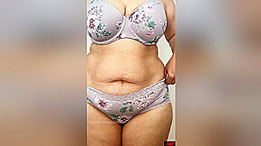 Stripping Off My Formal Gown To Lingerie